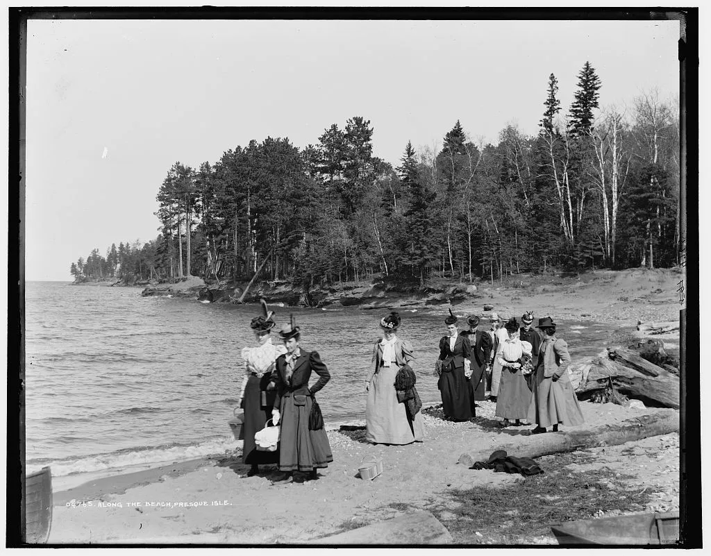 Along the beach, Presque Isle  1880.jpg