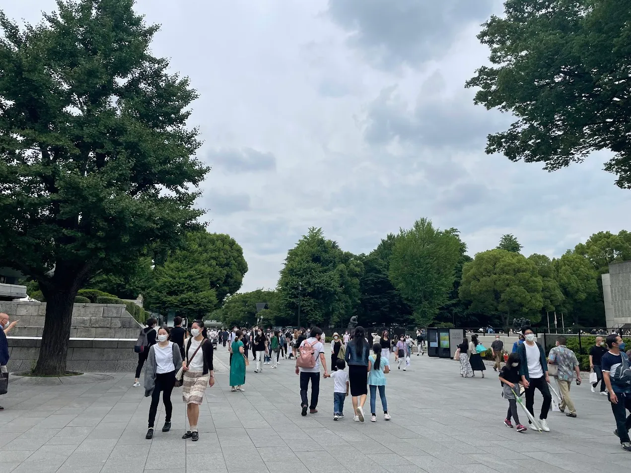 Entering Ueno Park