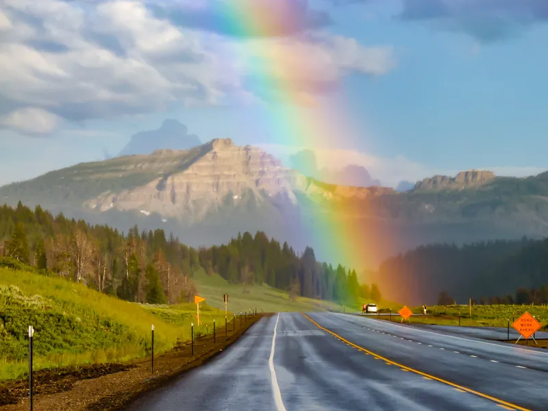 yellowstone rainbow