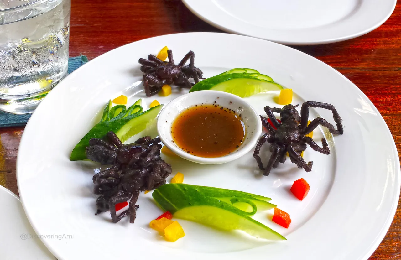 Deep Fried Tarantulas specialty in Cambodia