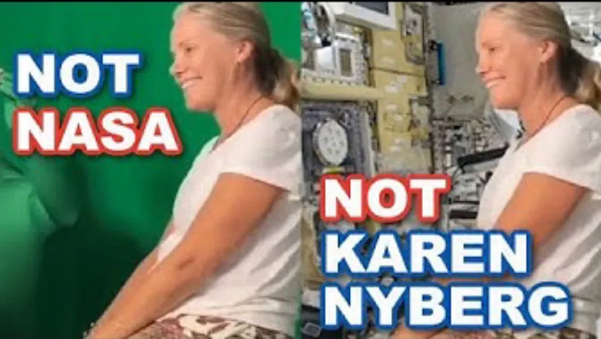 Paige is NOT Karen Nyberg faking space but space IS fake. - Flat Earth