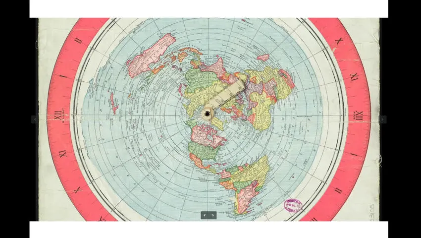 Continents STRETCHED DOWN to fit the globe-Earth DECEPTION