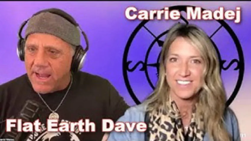 Carrie Madej w Flat Earth Dave