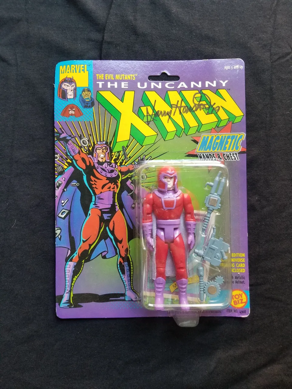 Signed Toy Biz Magneto Action Figure