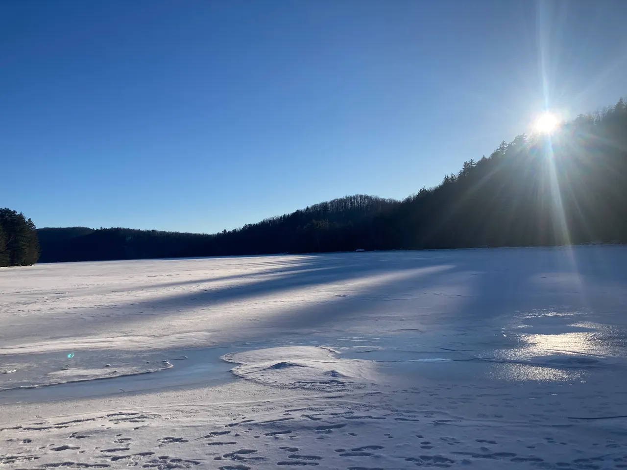 Sunset at Silver Lake