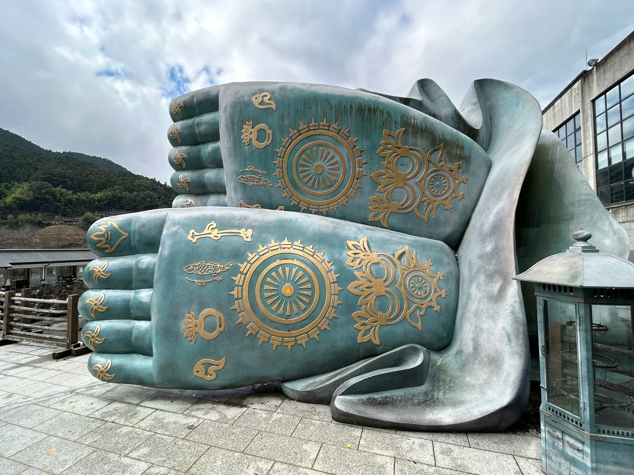 World longest bronze statue reclining Buddha at Nazonin Temple, Fuk...
