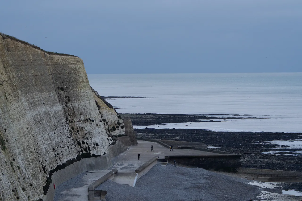 Peacehaven Cliff's just before Sunset
