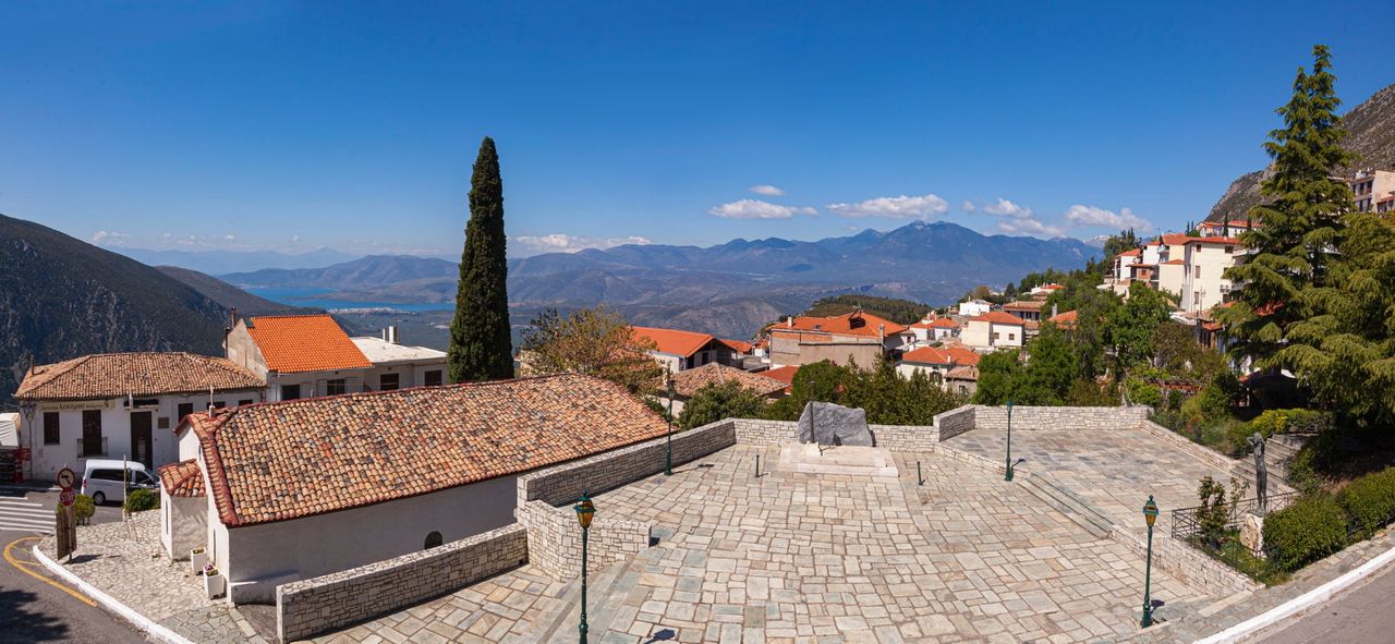 The ancient city of Delphi