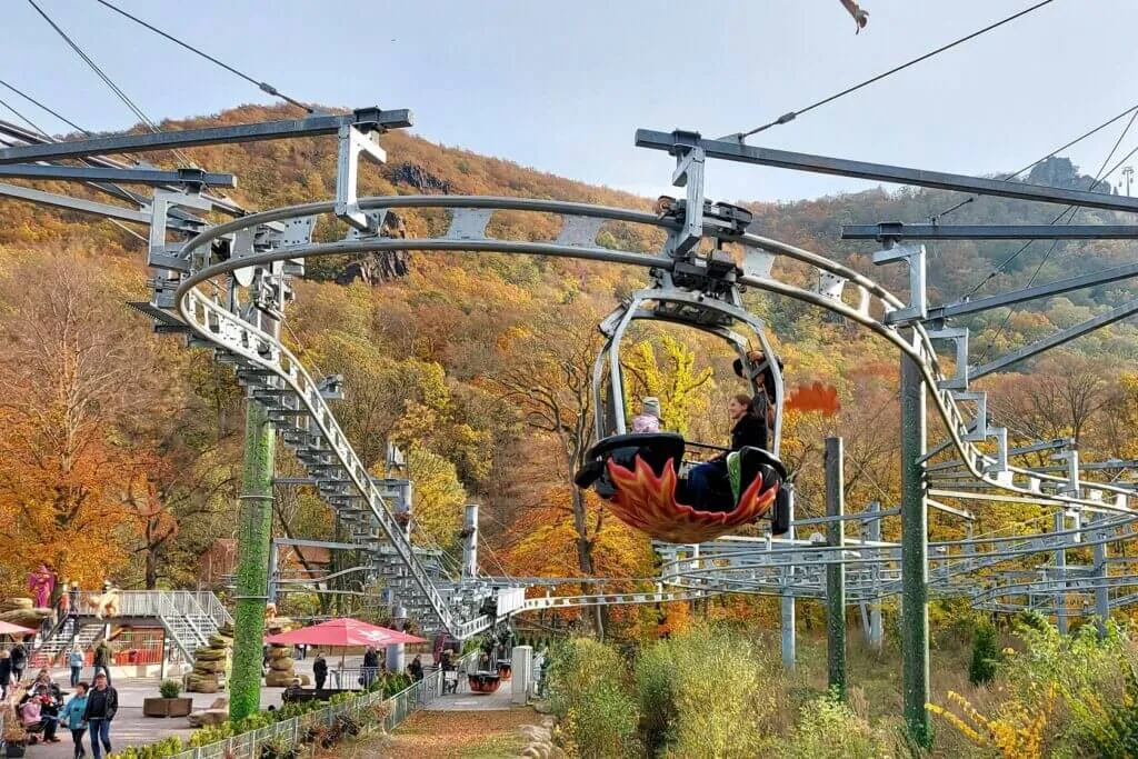 Thale, Harz Mountains, Spassinsel, Funpark