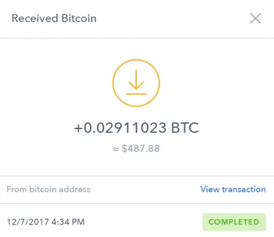 received Bitcoin coinbase 0.29.png