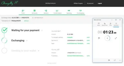 payment sent sbd to eth with timer changelly.png