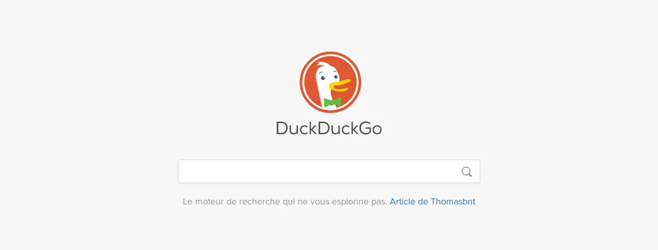 Recherchez sans vous faire espionner.