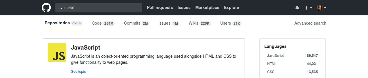 !gh javascript