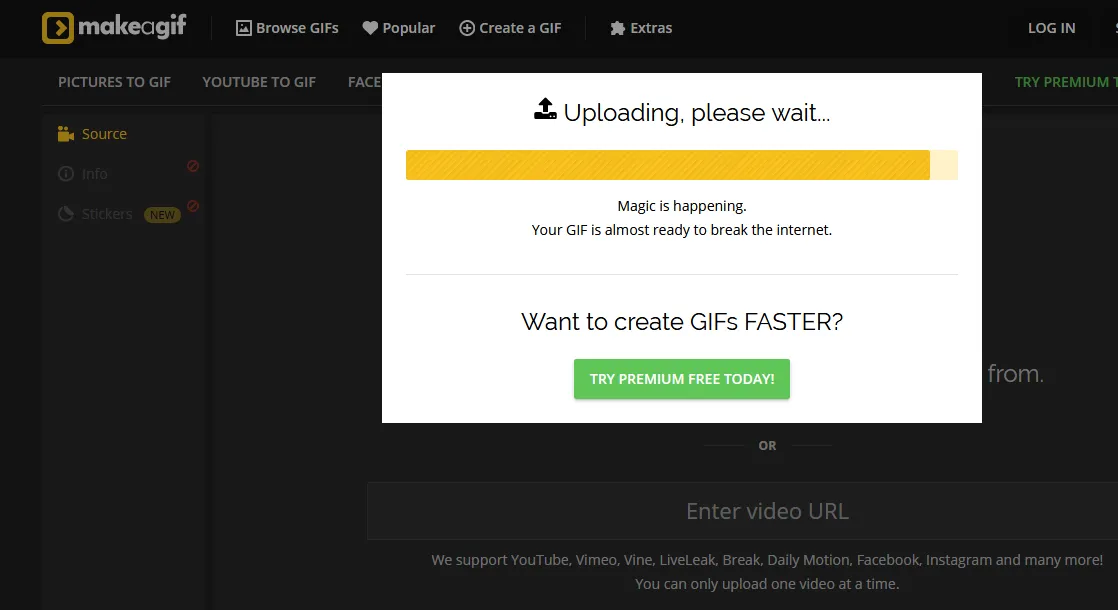How to make gif for Steem Plus Website using Makeagif.png