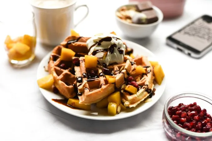 Thursday Things -Mango Chocolate Waffles (3).jpg