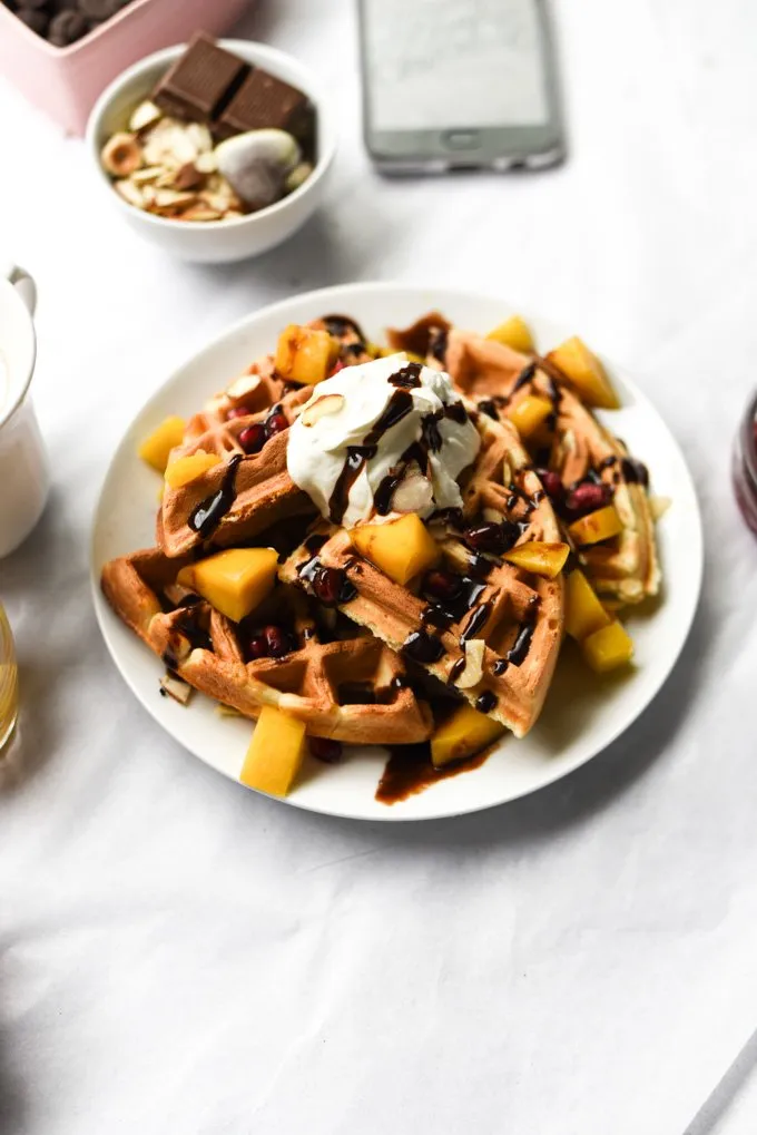 Thursday Things -Mango Chocolate Waffles (4).jpg