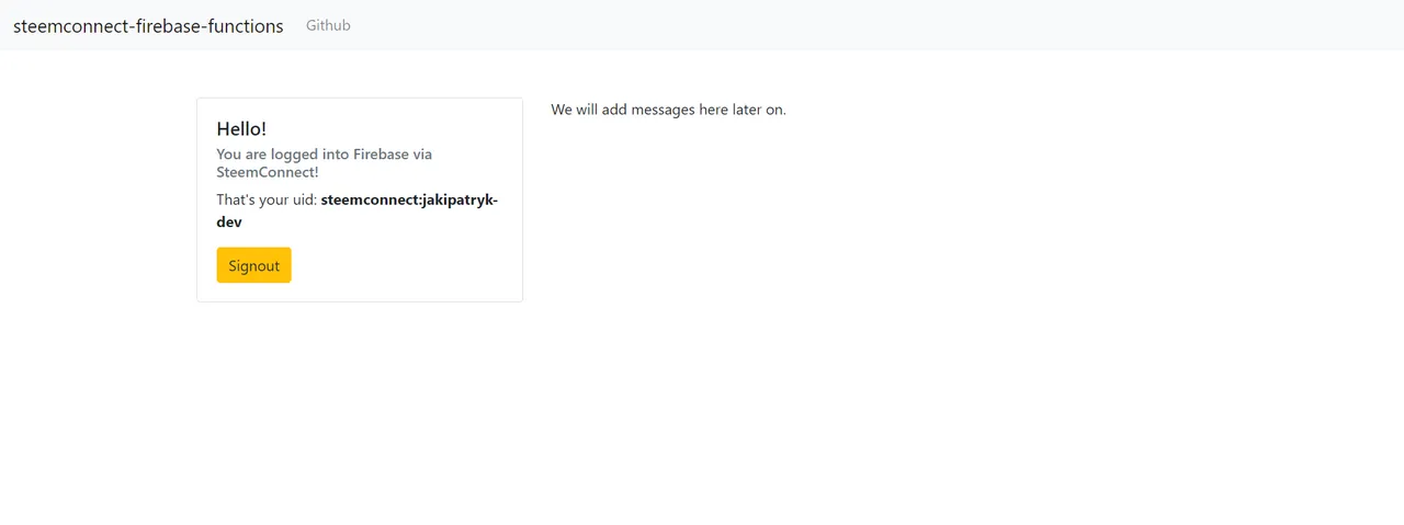 OAuth2 completed