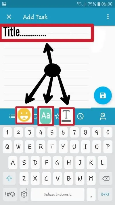 suggestions for adding features, task titles, writing colors, stick...