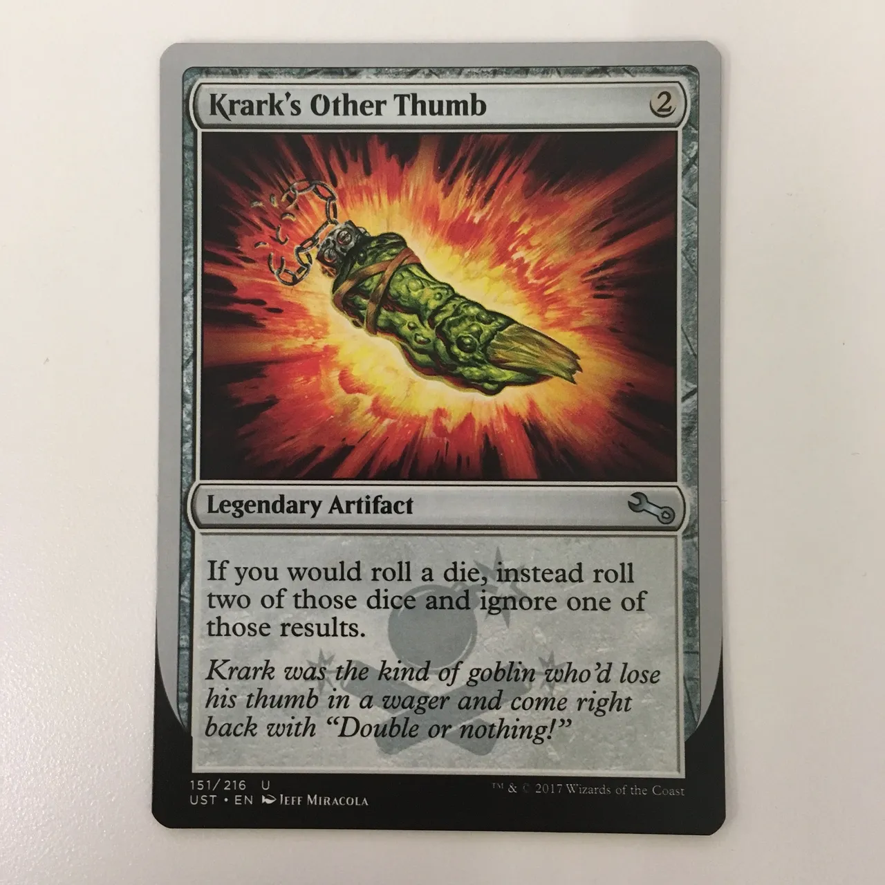 Krark's Other Thumb @iamredbar