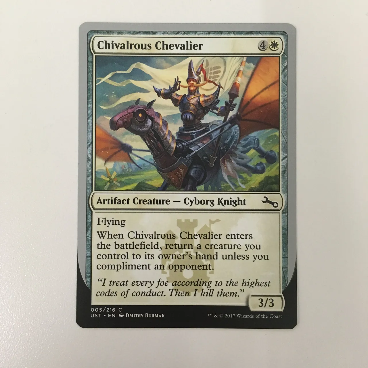 Chivalrous Chevalier @iamredbar