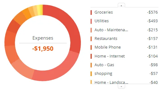 Expenses snapshot