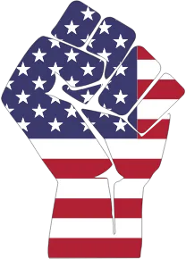 American Flag Fist