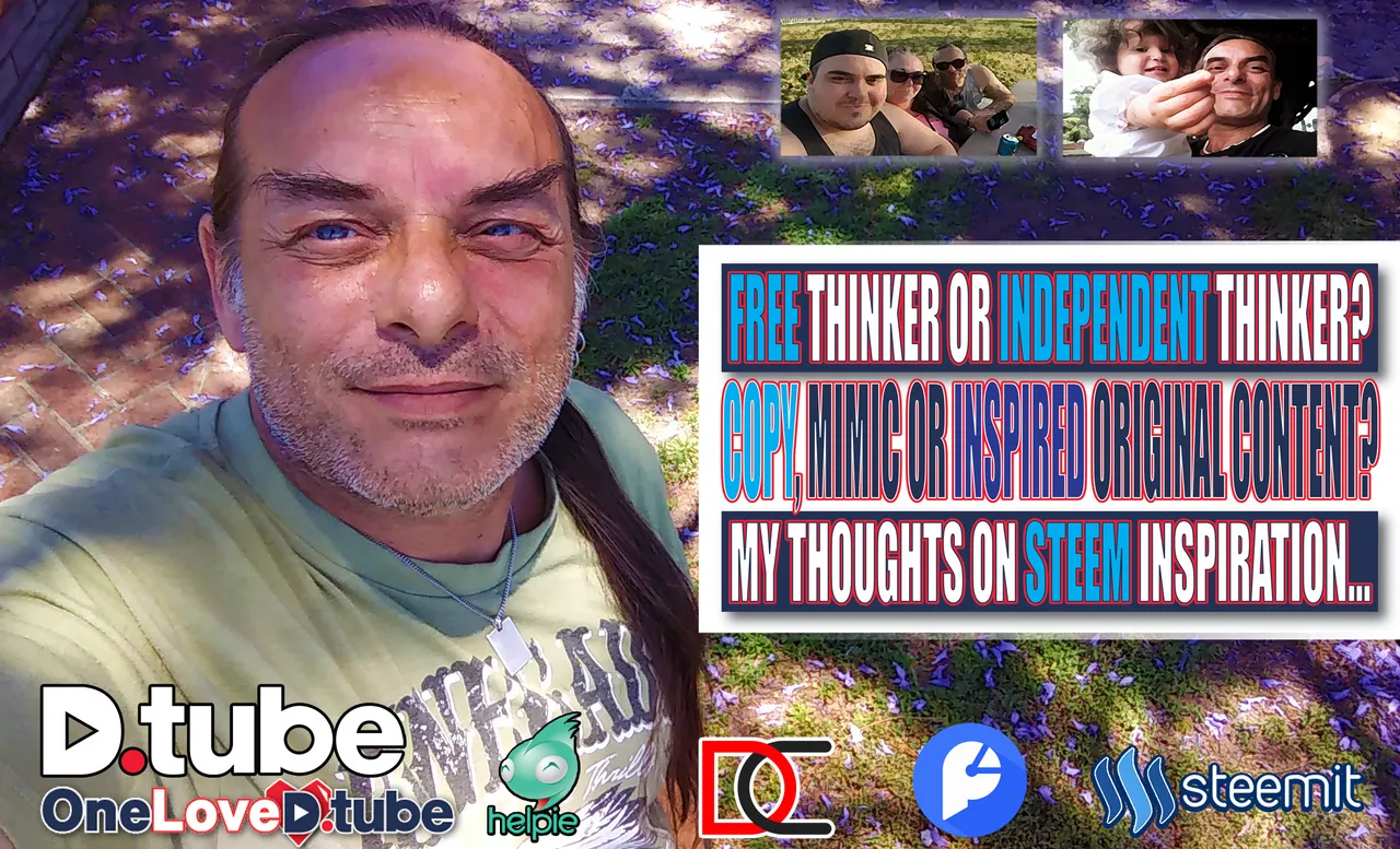 Are We Free Thinkers or Independent Thinkers - Coping, Mimicking, Inspiration - A Few Thoughts On Inpiration - 2 Video Editing Tips - Let's Go.jpg