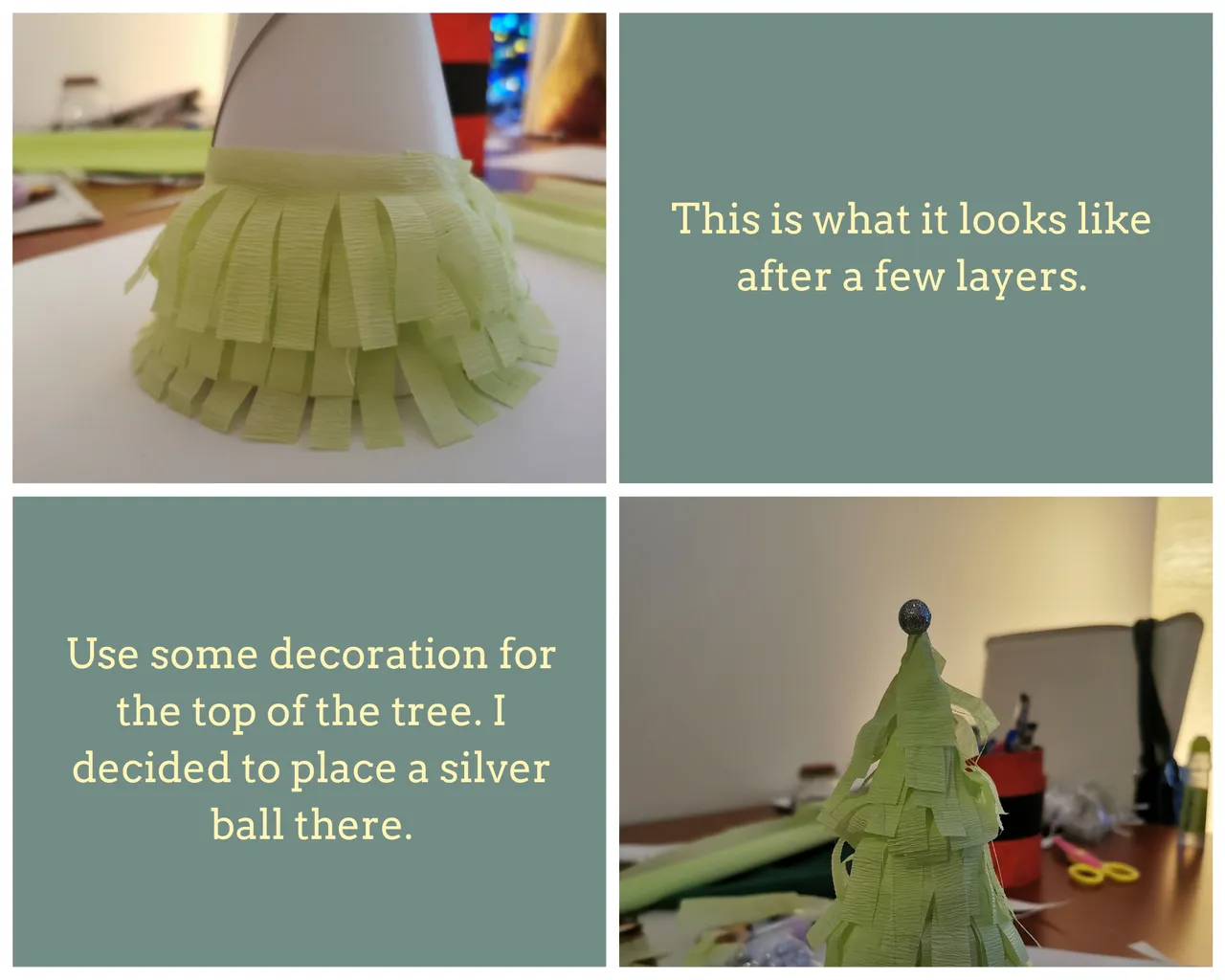 Crafting 4 Christmas Part 20  Christmas tree crepe paper  3.png