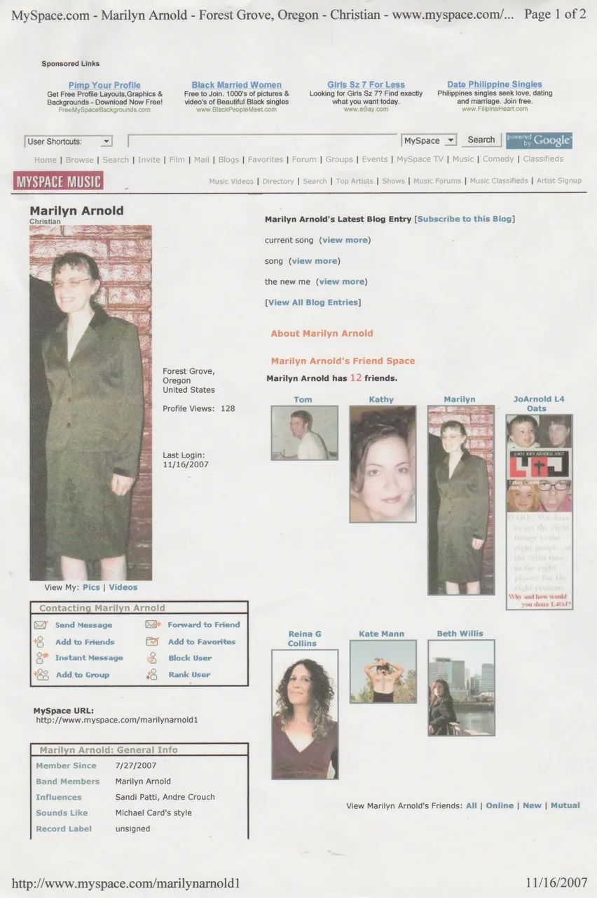 2007-11-16 - Myspace - Marilyn 05 - Home Page.jpg