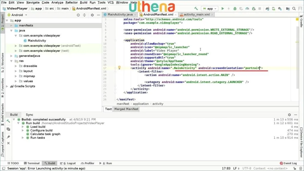 Code Your Own Video App Player in Android Studio!
