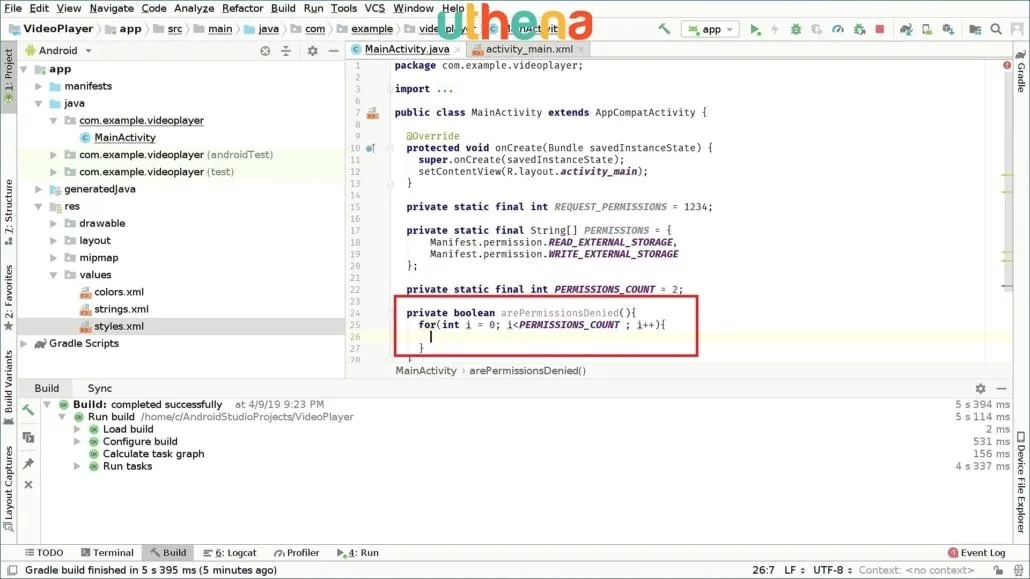Code Your Own Video App Player in Android Studio!