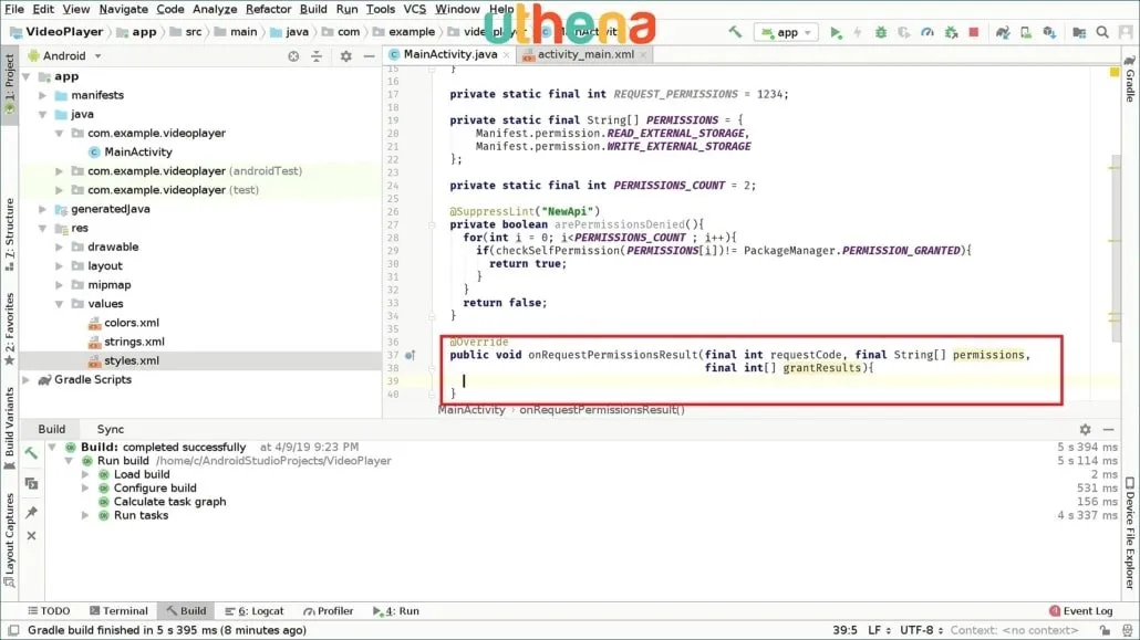 Code Your Own Video App Player in Android Studio!