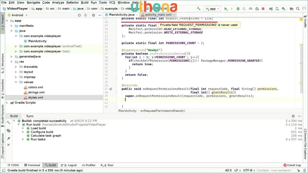 Code Your Own Video App Player in Android Studio!