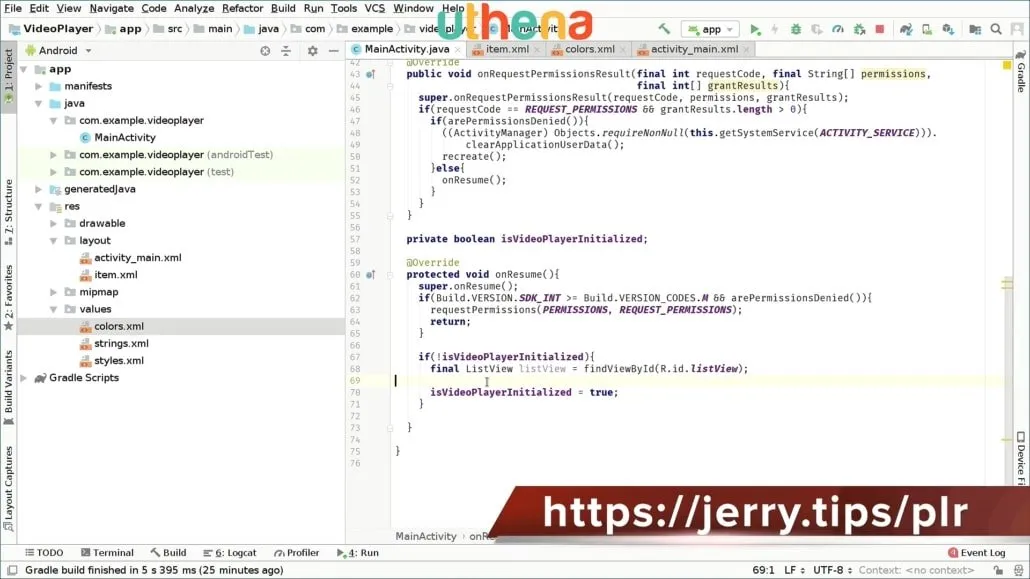 Code Your Own Video App Player in Android Studio!