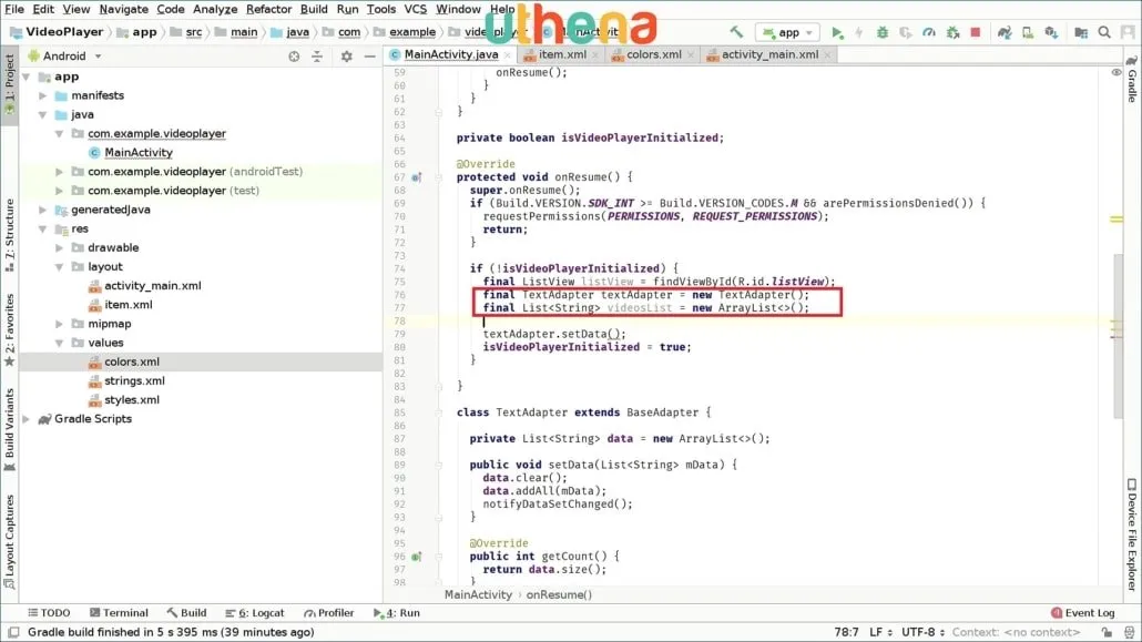 Code Your Own Video App Player in Android Studio!