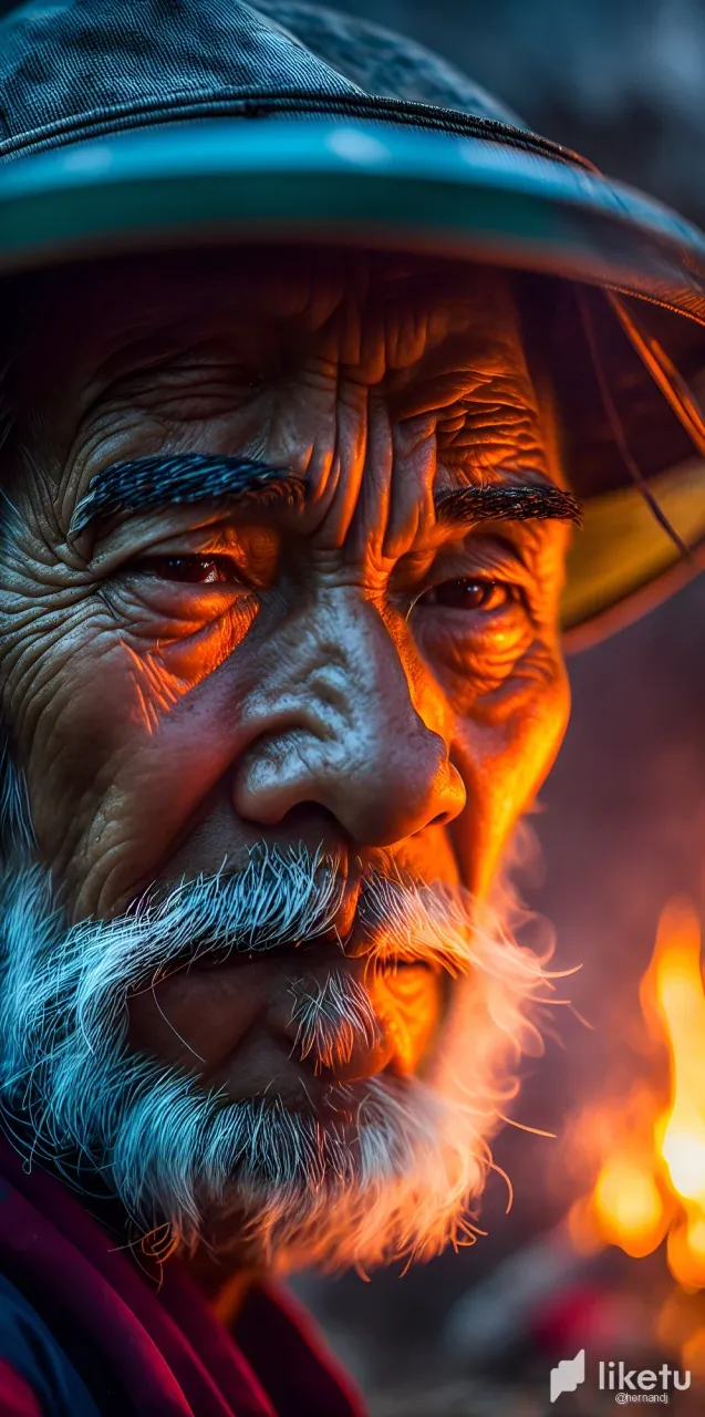 cltgiii5601kyw4sz0rem9fhb_Default_A_closeup_of_a_Vietnamese_old_mans_face_illuminated_by_0.webp