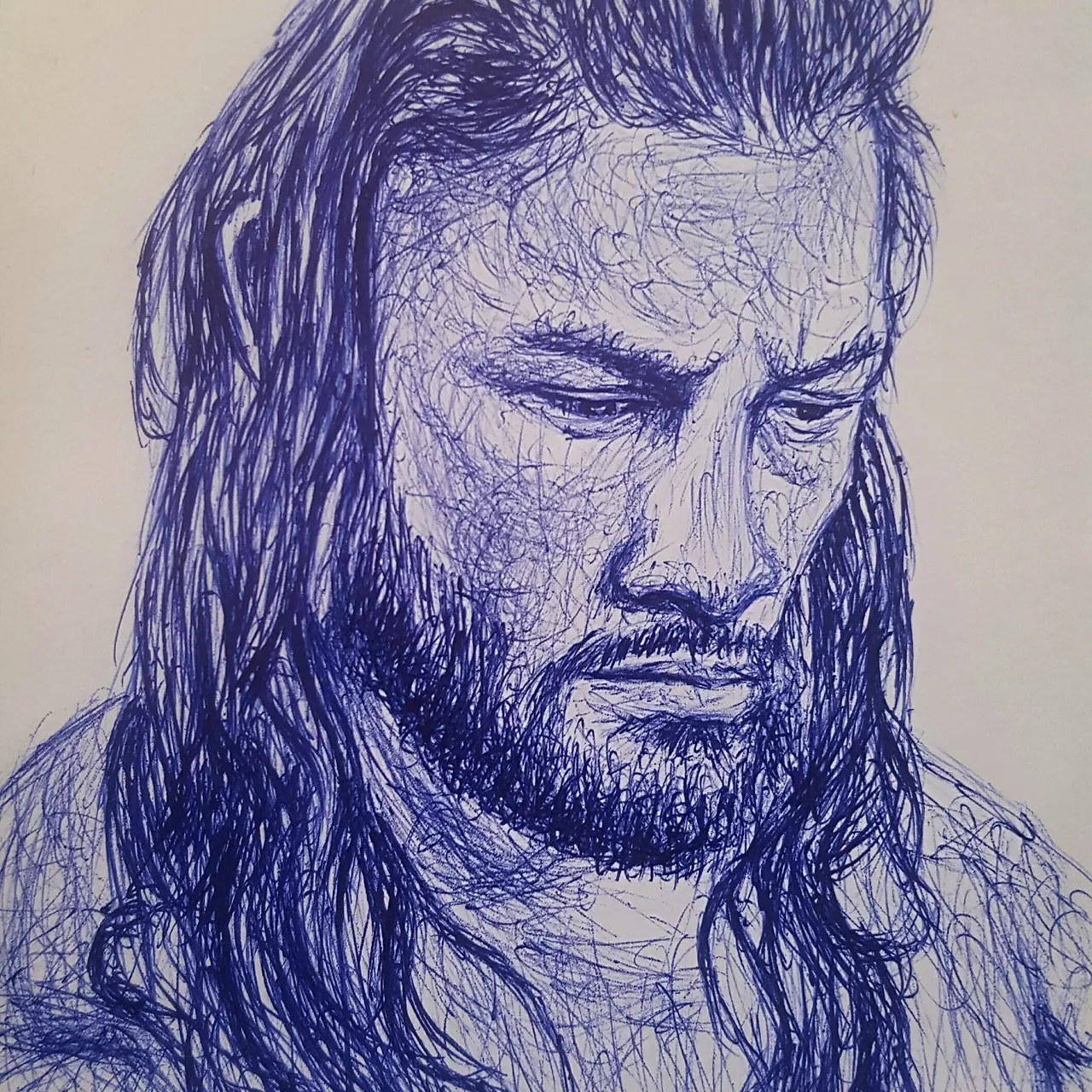 So I made a Roman Reigns sketch The arm was very detailed so pls dont  mind it Rate 110  rWWE