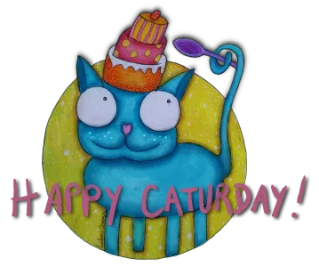 happy caturday chat gapeau.png