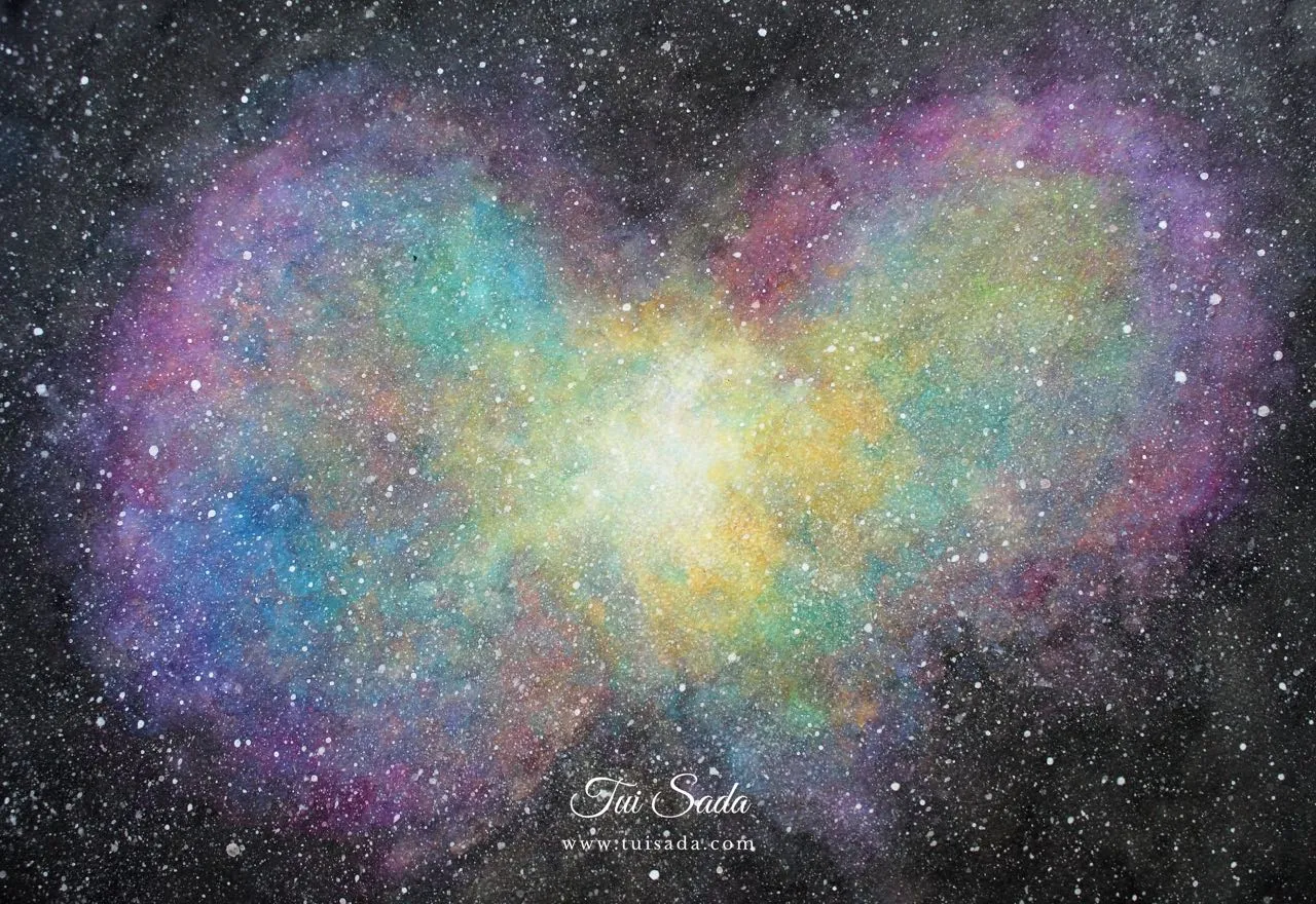TuiSada, The Nebula - watercolor painting