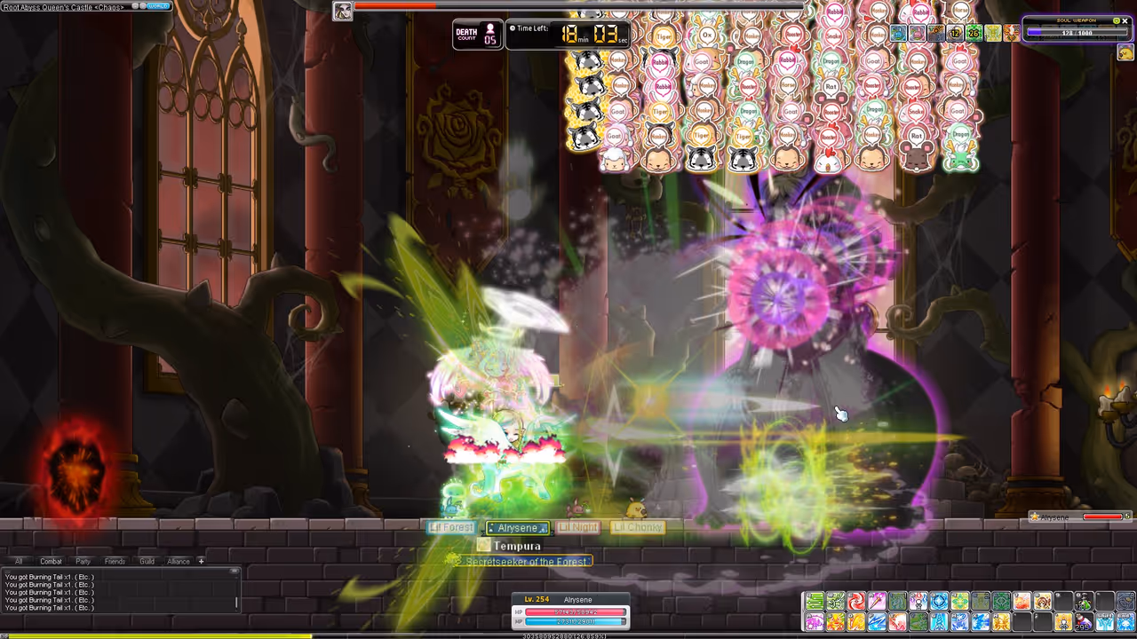 Some MapleStory damage skins!
