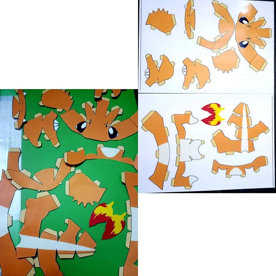 pokemon papercraft templates charizard