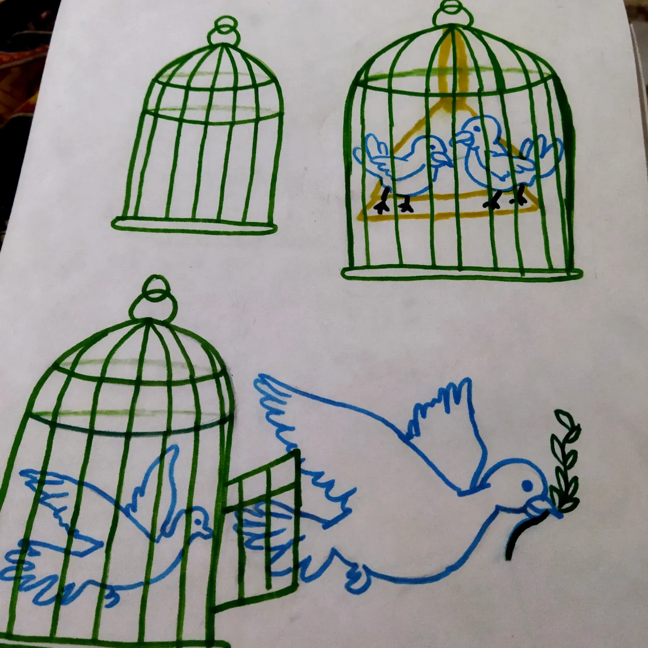 Vektorová grafika „bird flying. illustration vector. hand drawing line art  of animal. bird isolated line on white background. symbol of freedom.  tattoo design.“ ze služby Stock | Adobe Stock