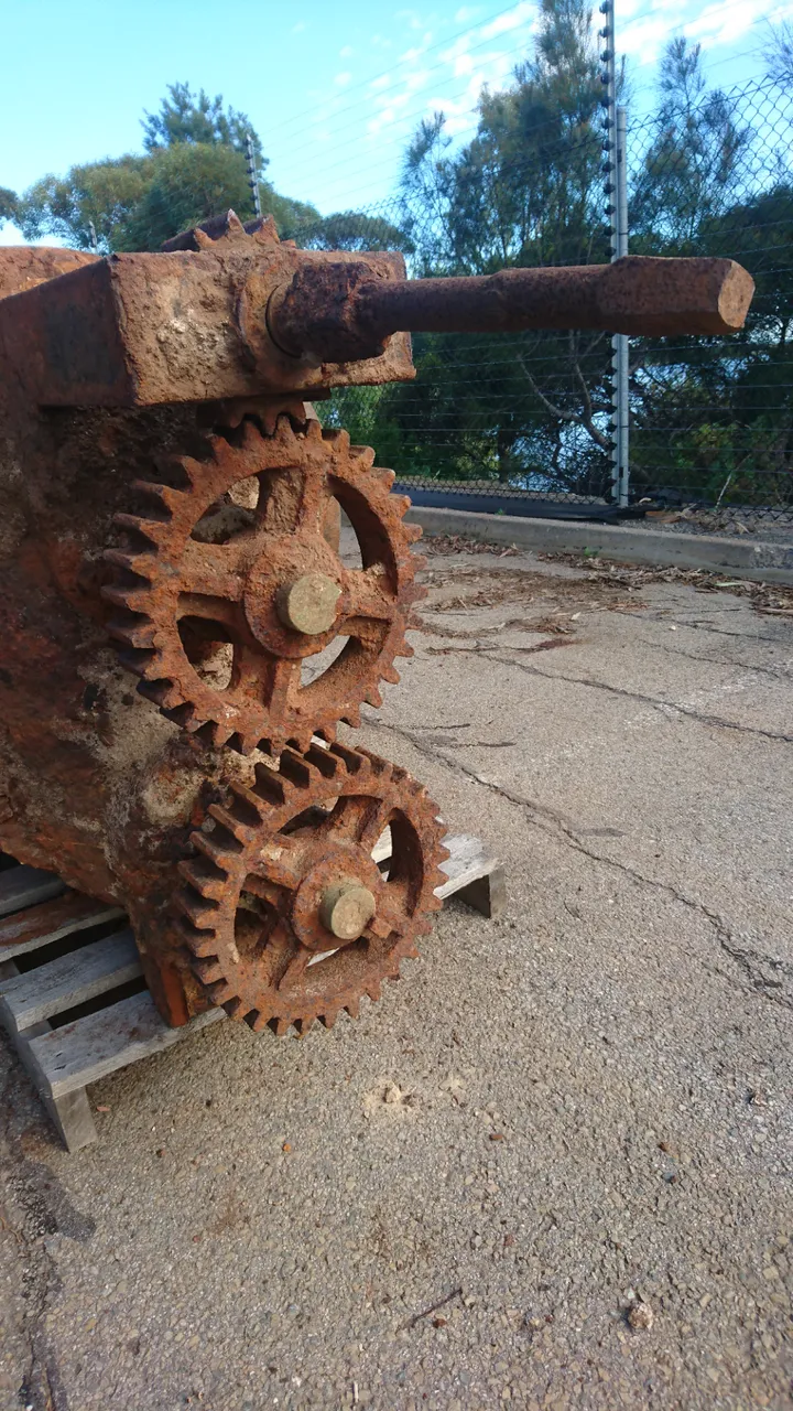 Rusty old valve detail