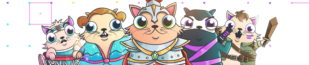 A line of CryptoKitties, the NFTs that acted as a prelude to the Flow Blockchain.