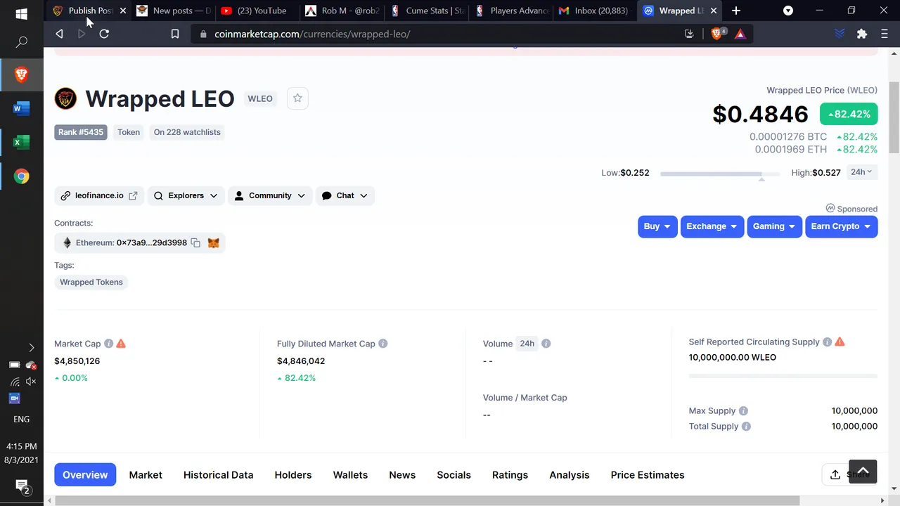 wLEO coinmarketcap.png