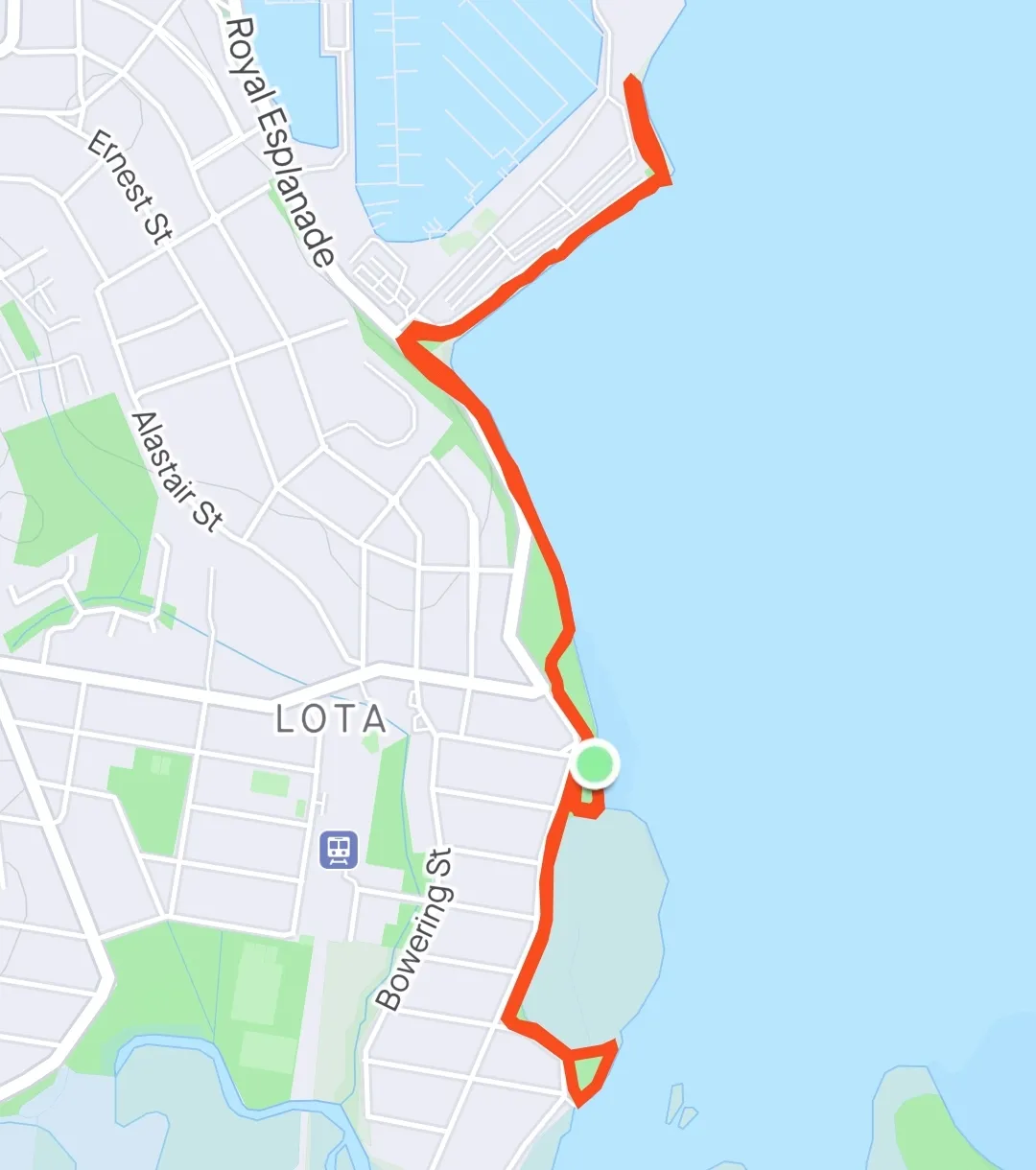 5.1 km 50 minutes 47 seconds. My 390th parkrun and 12th at Lota. My slowest Lota parkrun every but was a pretty good walking time especially with a few photo stop.