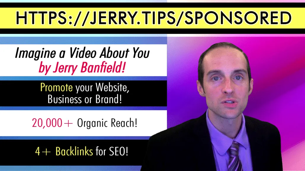 sponsor a video