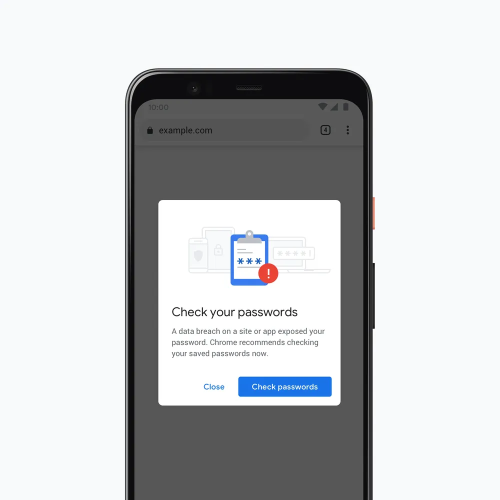 Google Chrome 79 password protection