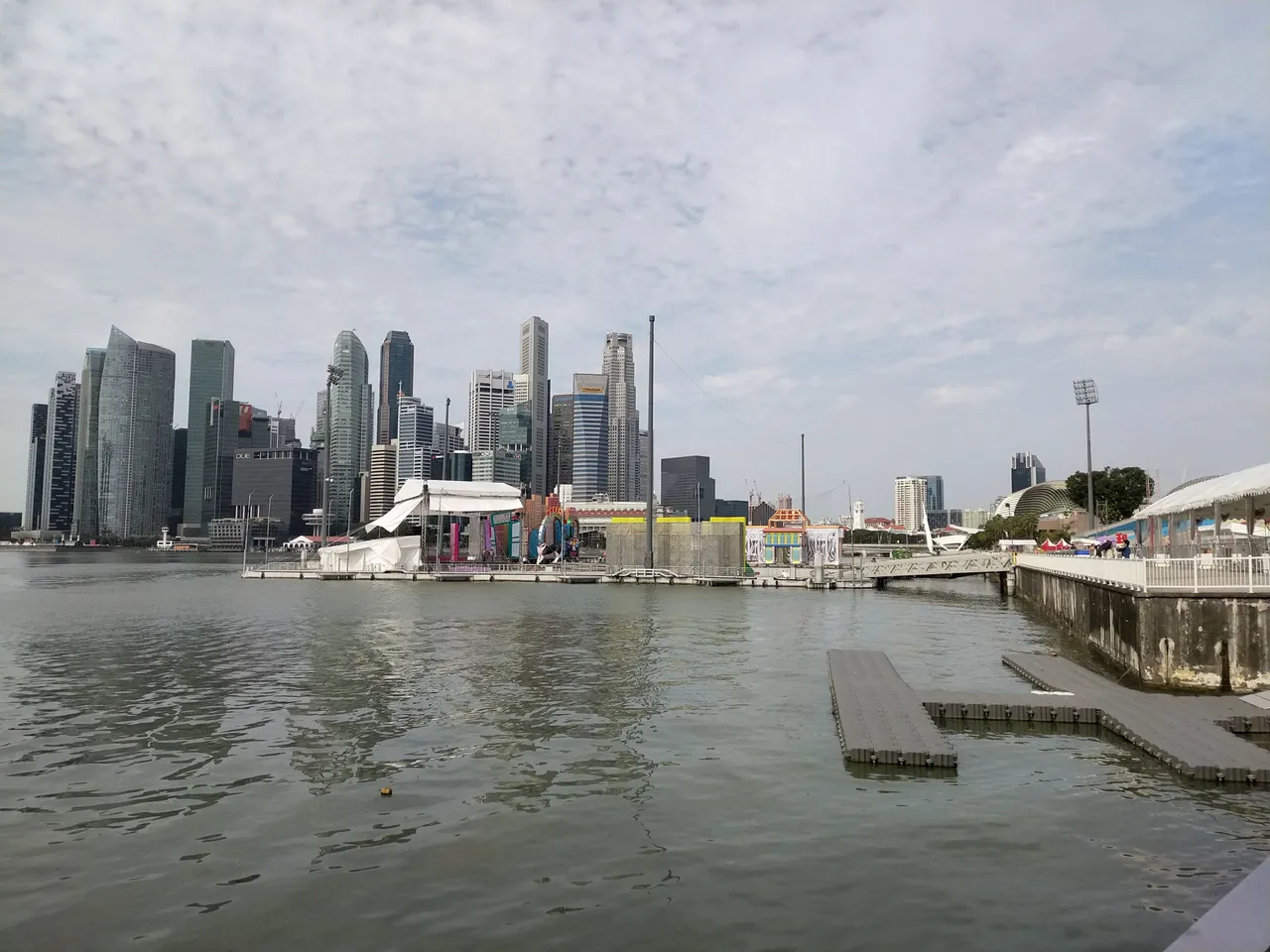 Singapore city skyline