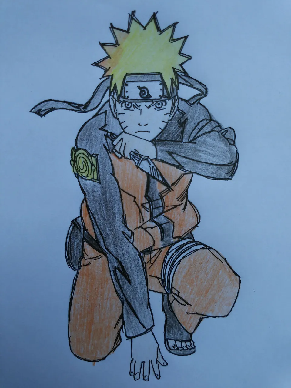 A Naruto drawing that I made earlier today